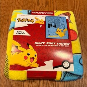 Pokemon Silky Soft Throw Blanket